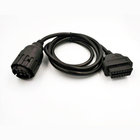 2025 LT022 hembra OBD2 16 pines a macho BMW motocicleta conector 10 pines para todas las herramientas de diagnóstico de motocicleta BMW de 10 pines