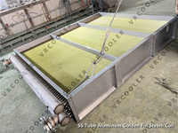 Bobine de condenseur de serpentins de refroidissement à double circuit de remplacement pour les refroidisseurs Trane 140 tonnes