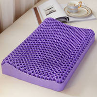 Oreiller de massage minimaliste à ondulations, personnalisable en mélange TPE/Polyester, respirant, soutien du cou et entretien facile par lavage à la main