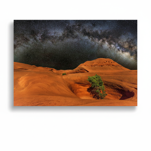 Elegant Desert Night View Printed <b>Canvas</b> Artwork-Modern Art Deco Panel Hanging <b>Wall</b> Decor - Product Image 2