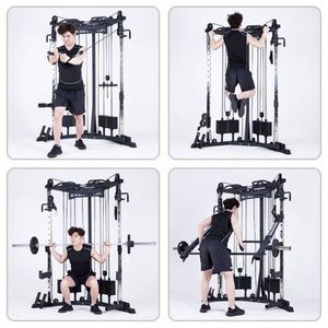 Máquina Smith Multifunción de Acero y Plástico ABS para Gimnasio, Banco de Pesas, Ecológica, Marca MR, Negra, Portátil y Resistente - Product Image 4