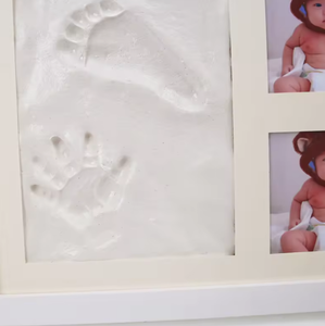 Nouveau 2024 <span class=keywords><strong>kit</strong></span> de coulée d'impression de main et de pied cadeaux de douche de bébé cadre photo pour nouvelle maman nouveau-né filles garçons <span class=keywords><strong>kit</strong></span> de <span class=keywords><strong>moulage</strong></span> <span class=keywords><strong>3D</strong></span> - Product Image 4
