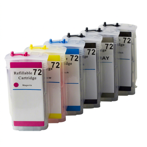 Compatible 72 <b>Refill</b> <b>Ink</b> Cartridge 130ml For HP Designjet T610 T620 T770 T790 Digital Printing - Product Image 1