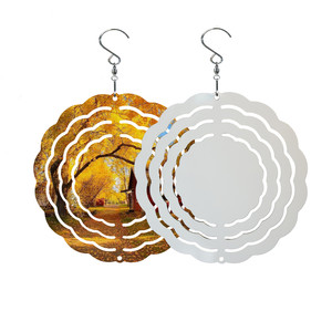Venta al por mayor de bases para sublimación de molinillos de viento DIY de 3 pulgadas para decoración de jardín, molinillos de viento de 4 pulgadas - Product Image 1