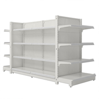 Étagères métalliques pour supermarchés et magasins de proximité, présentoirs à panneaux perforés pour snacks, jouets et rangement pharmaceutique