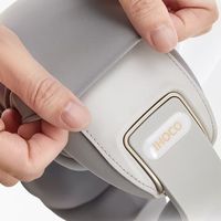 Weicher Ring-Nackenmassagegerät mit Wärmefunktion, 40dB Leiser Bürstenloser Motor, 20 Tage Akkulaufzeit, Tiefengewebeentlastung, Vibrationsmassage für das Büro