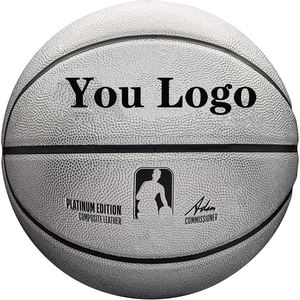 Pallone da Basket per Allenamento Indoor in Fibra PU Verde con Logo Ufficiale Ningyue, Produzione Diretta OEM Personalizzata, <span class=keywords><strong>Outlet</strong></span> di Fabbrica Evoluton - Product Image 2