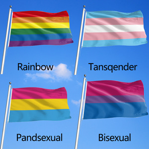 Bandera del Orgullo Gay LGBT <span class=keywords><strong>de</strong></span> Poliéster <span class=keywords><strong>de</strong></span> 3x5 pies, Bandera del Arcoíris del Orgullo Homosexual - Product Image 5