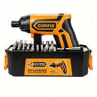 Tournevis électrique sans fil COOFIX 3,6 V 4 Nm 200 tr/min rechargeable avec 51 accessoires