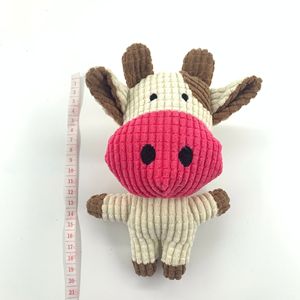 Jouet à mâcher interactif en peluche pour chien, motif vache mignon, pour mâcheurs agressifs, jouet de puzzle pour animaux de compagnie - Product Image 1