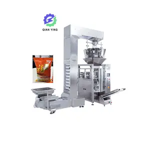 Multi-Function Automatic Vibration Weigh Filling Powder Granule Grain Salt Sugar Rice Sachet Packing Machine For 10-999G