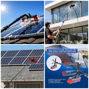Sistema de Limpieza de Ventanas Telescópico con Cepillo de Nailon y Aluminio Ecológico <span class=keywords><strong>Boris</strong></span>, para Ventanas de Techo - Product Image 6