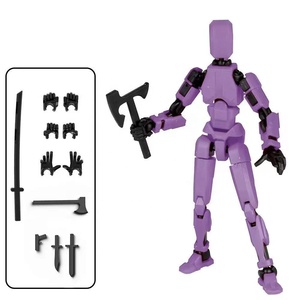 Modèle de robot entièrement articulé imprimé en 3D personnalisé, compatible avec l'animation en stop-motion, figurines d'action, cadeaux originaux - Product Image 4