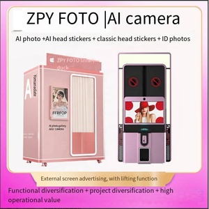 Cabina Fotográfica DSLR Popular con Cámara de Ángulo Alto de Autoservicio con Impresora y Cámara - Product Image 3