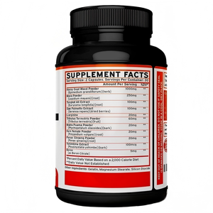 Complément de santé naturel à base de plantes Horny Goat Weed en capsules avec vitamines pour adultes – Vitamines végétales en capsules - Product Image 4