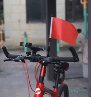Drapeaux de vélo personnalisés en polyester 14x21cm avec support et mât, drapeau de sécurité pour la conduite et les événements en plein air