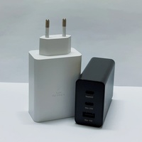 Adaptateur de chargeur rapide universel 65W PD 3.0 QC3.0 avec 2 ports Type-C 1 port USB 5V/3A certifié CE/FCC/ROHS pour téléphones mobiles