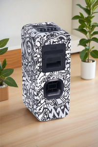 AAWM OEM Deux enceintes sans fil de 8 pouces RMS 130W avec batterie au lithium rechargeable 21700, boîtier en bois HDF, basses puissantes - Product Image 5