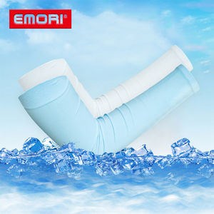 Manchon de bras unisexe pour enfants, protection UV UPF, rafraîchissant, séchage rapide, respirant, pour football et volleyball, avec logo personnalisé - Product Image 2