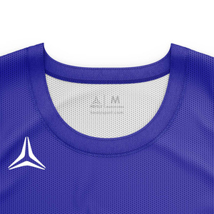 Débardeur de basketball en maille souple pour homme et jeune homme, bleu et rouge dégradé, avec lettres graffiti sur les côtés, maillot de sport confortable pour le quotidien - Product Image 3