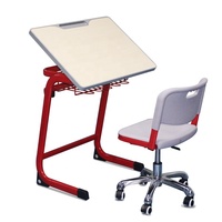 Ensemble chaise et bureau en bois au design moderne, grande variété de styles pour la maison, le bureau, le salon et l'école