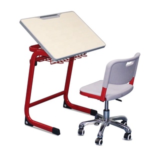 Table <span class=keywords><strong>à</strong></span> <span class=keywords><strong>Dessin</strong></span> Métallique Moderne Hautement Réglable, Mobilier Scolaire Pliable et Durable - Product Image 4