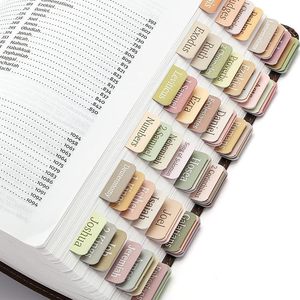 Autocollants d'indice de couleur Morandi bohème personnalisés, onglets bibliques adhésifs de différentes couleurs - Product Image 3