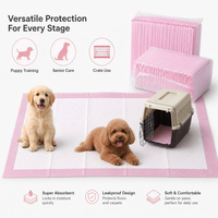 Directo de Fábrica XIAOLIN, Alfombrillas de Entrenamiento para Perros Desechables, Ecológicas, Impermeables IPX7, de Secado Rápido, Suaves y Absorbentes