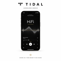 Compte Premium Tidal Music 1 an |   Service d'abonnement Tidal |   Plan familial |   1 place disponible