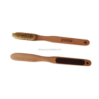 Brosse de nettoyage pour prises d'escalade en poils de sanglier avec manche en bois, portable, pour le bouldering
