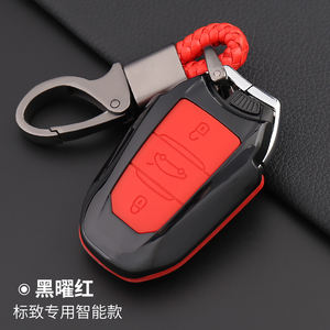 Keyyou — couvercle de clé de voiture en Fiber de carbone ABS, porte-clé télécommande intelligente, en Silicone, pour <span class=keywords><strong>Peugeot</strong></span> 308, 408, 508, <span class=keywords><strong>2008</strong></span>, 3008, 4008, 5008, 3 boutons - Product Image 4