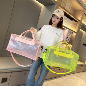 Sac de sport de voyage de luxe en PVC personnalisé avec logo, imperméable, léger, pour la natation, le sport, la gym, les voyages en plein air - Product Image 1