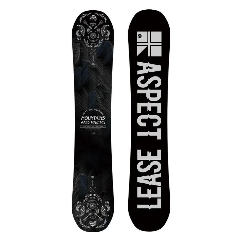 Ensemble de ski d'entrepôt Ensemble de ski acrobatique Carbon Rock Board Snowboard And Ski Board Made China Freestyle Adult Snowboard