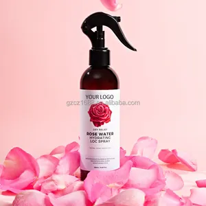 New Arrival Organic Hydrated Moisturized Nourishing Refresher Dreadlock Rose Water Hydrating Loc Spray for Hair Growth