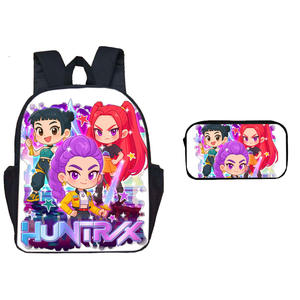 Sac à dos scolaire léger HY7 imprimé <span class=keywords><strong>K</strong></span>-pop Demon Hunters pour étudiants, en tissu Oxford, sac d'anime de dessin animé pour enfants - Product Image 3