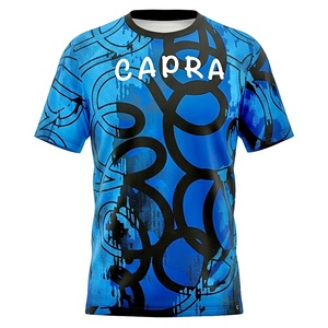 Camiseta de manga corta y cuello redondo con sublimación. hecho de malla cuadrada de poliéster de 145-150 g/m² - Product Image 3