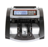 Compteur de billets professionnel AL-6000, machine de comptage d'argent, grand écran LCD, détecteur de faux billets