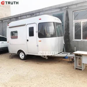 portable solar cart motorhome off road rv travel kebab trailer van container camper caravan food truck with kitchen equipement