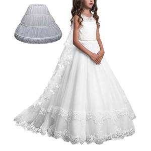 Jupon de princesse pour filles, style A, 3 cerceaux, 55 cm, 65 cm, une seule couche, jupon de crinoline pour enfants - Product Image 4