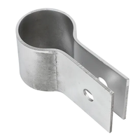 Collier de serrage rond galvanisé à chaud pour montage PV, connecteur de tube rond pour abri solaire, accessoires pour système de montage photovoltaïque