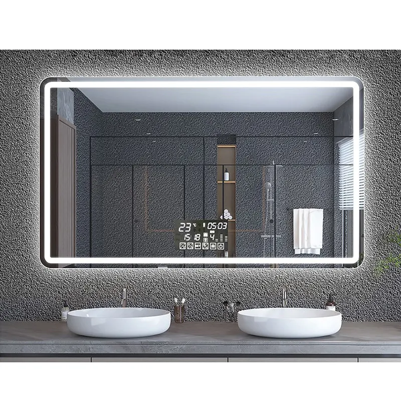 Совершенно Новое усовершенствованное умное стабильное эпохи сенсорный экран стерео объемный звук радар Индукционное умное зеркало для ванной комнаты