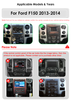 CARUPEZ 9-Zoll Android GPS Autoradio-Haupteinheit mit SD-Karte für Ford F150 P415 Raptor 2013-2014 Plug & Play CarPlay DSP 1 Jahr Garantie