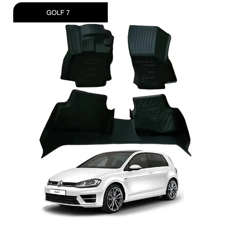 Produttore promozionale di alta qualità personalizzato tappetini per auto per tutte le stagioni per il GOLF 7