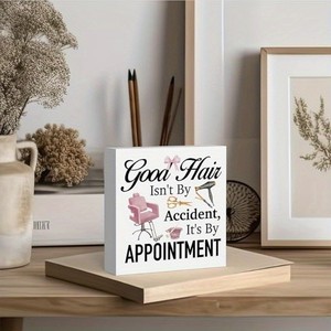 Targa in PVC per Parrucchieri con Scritta 'Il Capello Perfetto Non Si Averneva Così, È un Lavoro di Parieti', Stile Minimalista e Umoristico - Product Image 4