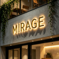 Letras de Canal Metálicas con LED de Diseño Gratuito, Letras Electrónicas 3D para Letreros de Tiendas en Exteriores, Letrero de Letras LED Retroiluminadas Personalizadas