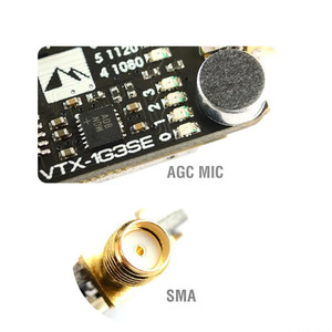 Transmisor FPV Matek System VTX-1G3SE-9 1.2G/1.3GHz 9CH INTL 0.1mW/25mW/200mW/800mW 9g para Carreras RC G Monitor - Product Image 4