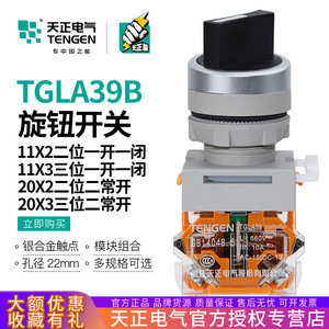 Interrupteur à bascule rotatif Tengen TGLA39B 11X 20X IP31 80mm de hauteur, usage industriel - Product Image 5