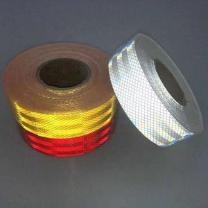 Nastro Riflettente Bianco Rosso Giallo per Auto in Materiale PET per Segnalazione - Product Image 4