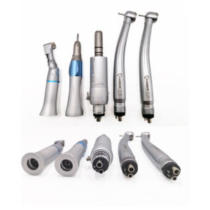 Стоматологический набор: 2 высокоскоростных угловых наконечника с LED-подсветкой и 2 низкоскоростных стоматологических наконечника - Product Image 5