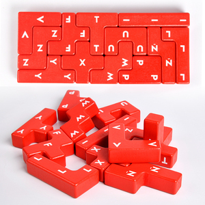 Gioco di Puzzle 3D in Legno per Bambini, Blocchi Impilabili, Allenamento della Concentrazione, Esercizio Mentale, Giocattolo Educativo in Legno per Bambini - Product Image 3